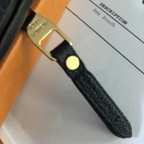 Louis Vuitton empreinte key pouch noir - Picture 8 of 9